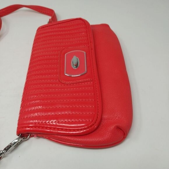 Grace Adele Melon Orange Crossbody Bag. - Picture 13 of 14